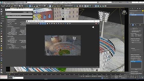 3DsMax Tutorials, Learn 3D Modeling , Texturing & Lighting a Stadium in 3dsmax (Part 12)
