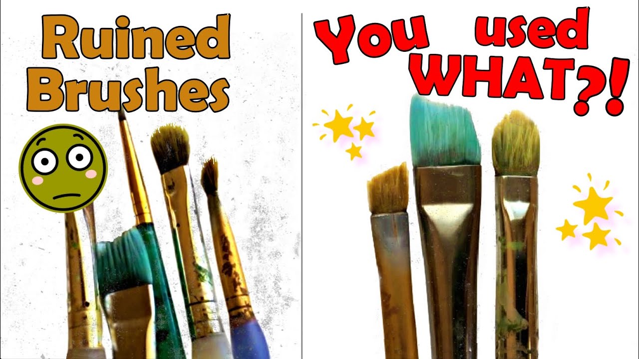 How To Clean Acrylic Paint Brushes – ZenARTSupplies