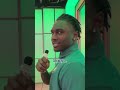 Jalyx Hunt's First Mini Mic as an Eagle 😂 #shorts