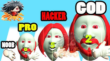 NOOB vs PRO vs HACKER ​vs GOD in Slap Run