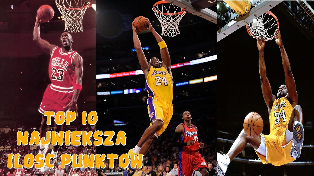 10 Zawodników z NAJWIĘKSZĄ ilością Zdobytych Punktów w NBA