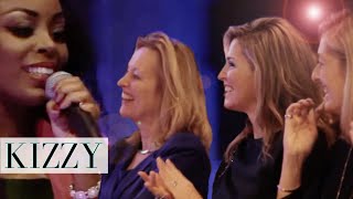 Queen Máxima watches a performance by Kizzy