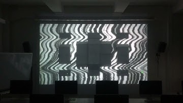 3D mapping projection in classroom