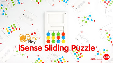 Busy Play iSense Sliding Puzzle - Edx Education, Sensory Play, Fine Motor Skills and Brain Teaser