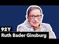 Supreme Court Justice Ruth Bader Ginsburg with David Rubenstein