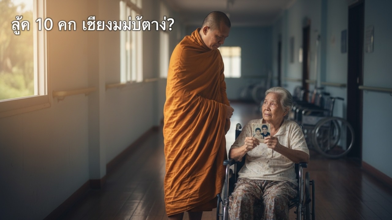 ความเหงาในบ้านพักคนชรา ลูก 10 คนเลี้ยงแม่ไม่ได้ ธรรมะ