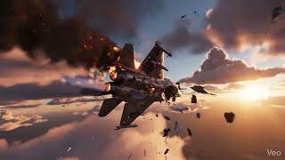 Fighter jet crash video  #aivideo #youtubeshorts 