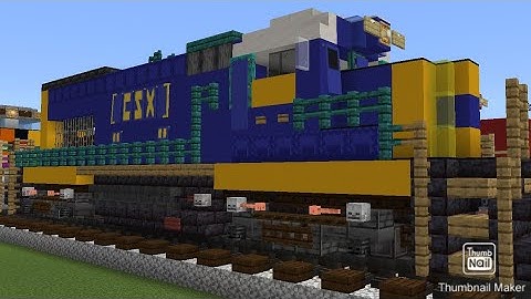 Minecraft CSX GP15 Locomotive Tutorial