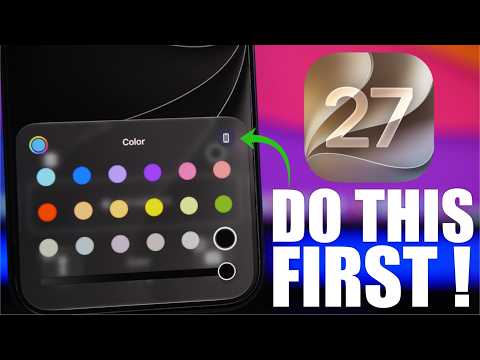 iOS 27 - First Things TO DO After Updating !