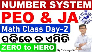 Number System|Math Class for PEO,JA,RI,ARI,AMIN,JT|Day 2|With Basic Concept|ଏବେ ଗଣିତ ହେଲା ସହଜ।CP Sir