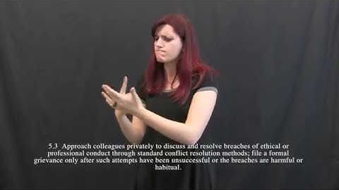 ASL 4370: Ethics for Interpreters RID CPC Interpretation Project