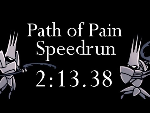 Hollow Knight Path of Pain Speedrun - 2:13.38