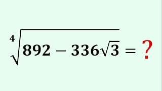 An Intriguing Radical Expression | Math Olympiad Practice