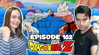 GOKU VS FRIEZA EVENLY MATCHED! Girlfriend Reacts To Dragon Ball Z - Episode 102