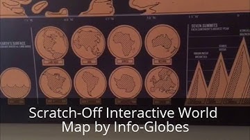 Scratch-Off Interactive World Map by Info-Globes