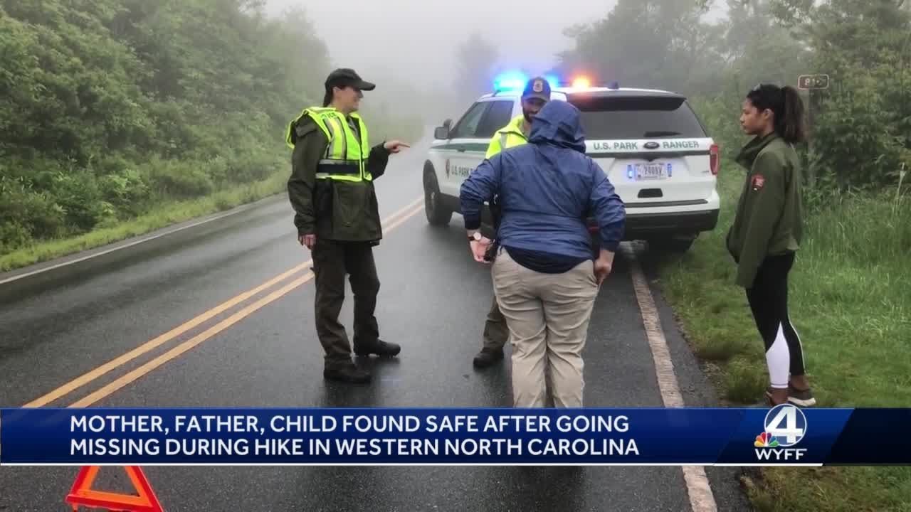 Mother, father, child found after going missing during hike - YouTube