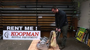 Koopman Rental - Essex Silverline Drum Sander HD