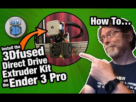How to Install 3Dfused Direct Drive Extruder for Ender 3 & Ender 3 Pro