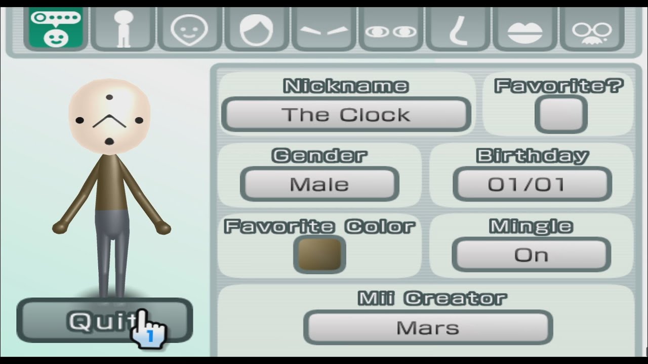 mii Clock - Mii 2258 - YouTube