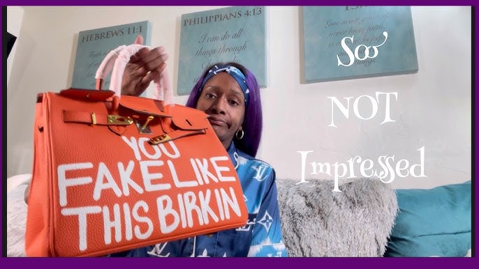 SONIQUE SATURDAY You Fake Like this Birkin HANDBAG REVIEW #yfltbbag  #birkinbag 