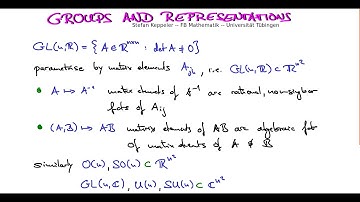Topological groups 1 - first examples: GL(n), O(n), U(n)