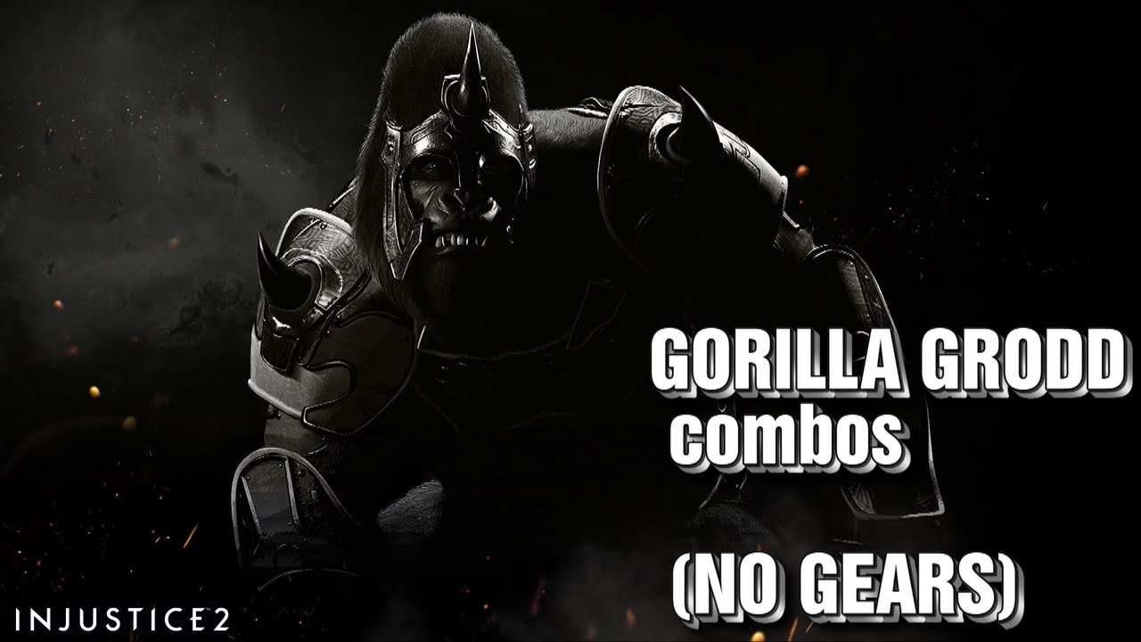 Injustice 2 GORILLA GRODD combos (NO GEAR)