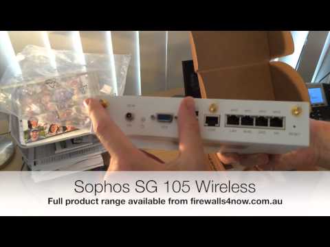 Firewalls4now.com.au - Sophos XG 105 wireless / SG 105 Wireless out of the box