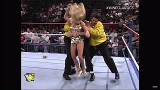 Chyna attacks Marlena. #wwf #chyna #marlena #tripleh #goldust #slamminmoments #prowrestling