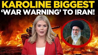 Karoline Leavitt LIVE | Karoline Confirms Trump Could Use Force Against Iran | Khamenei In Shock!