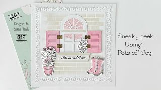 Easy .. stunning card with Pots of Joy ! Craftaddictionuk … Coupon code Susan5 