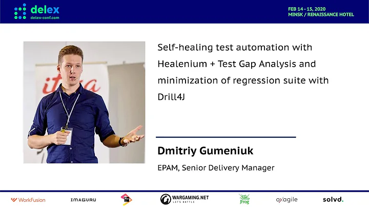 Self-healing automation w/ Healenium + Minimization of regression w/ Drill4J (D. Gumeniuk, BY)[RU]