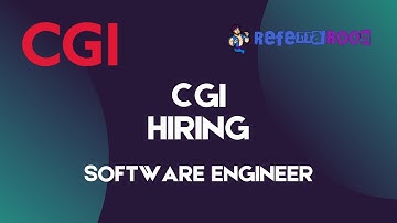 CGI Jobs | Role : Software Engineer | Referral Room