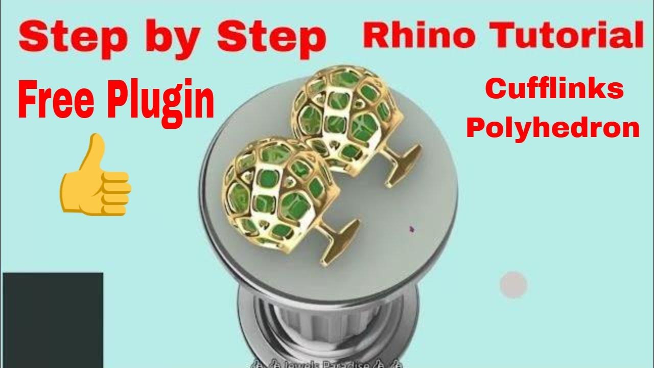 How to create Cufflinks in rhino 3d 023 Rhino Tutorial 023 Cufflink