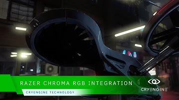 CRYENGINE Razer Chroma RGB Integration reveal feat. Neon Noir ray tracing benchmark