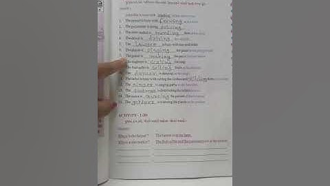 std 5,English, unit 5,activity 1,second semester, J.k.Patel school