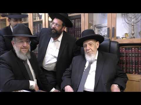נשיא מועצת חכמי התורה חכם שלום הכהן שליט"א מברך את קו ההלכה - צפו!!