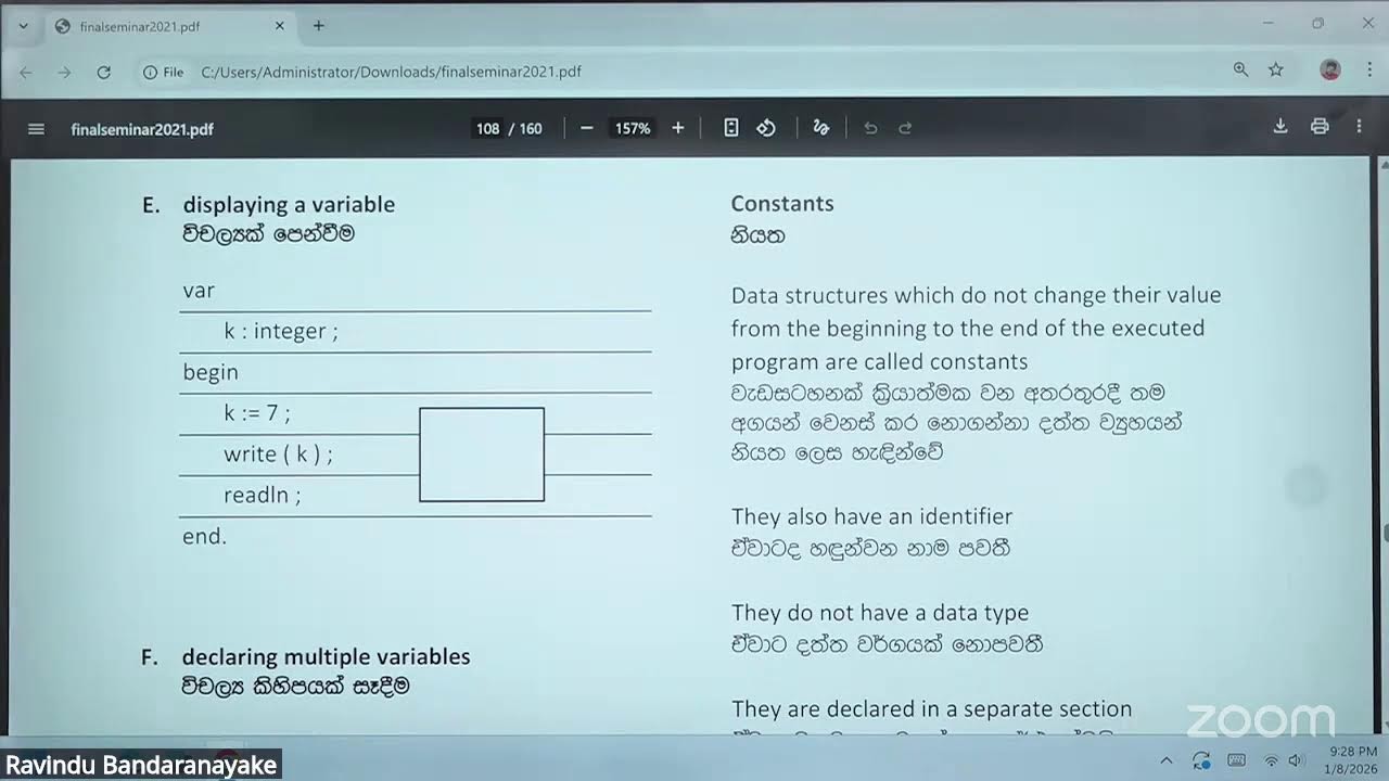 OL ICT - Pascal Programming day 02