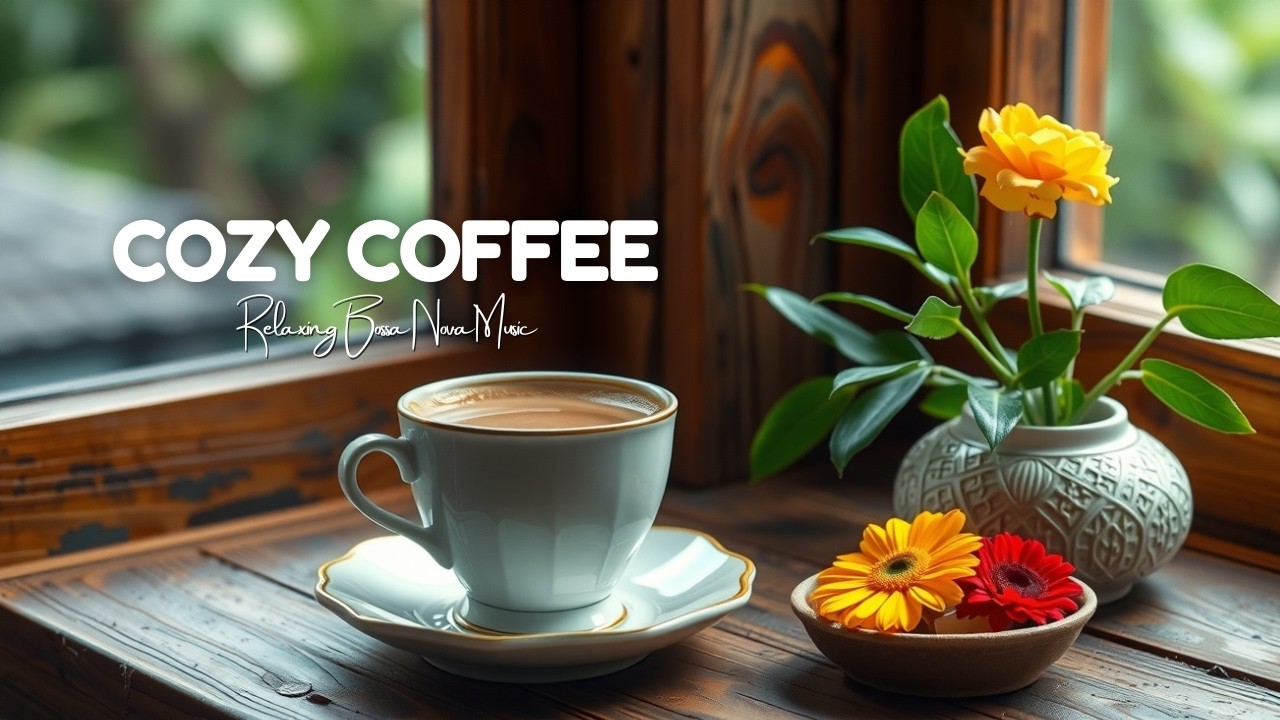 Relaxing Bossa Nova Jazz Coffee ☕ Peaceful Morning Cafe Vibes for Focus