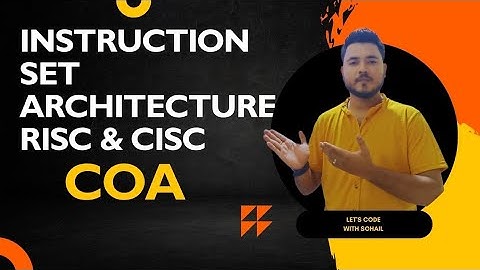 Instruction Set Architecture | RISC vs CISC | COA | Computer Architecture in Hindi