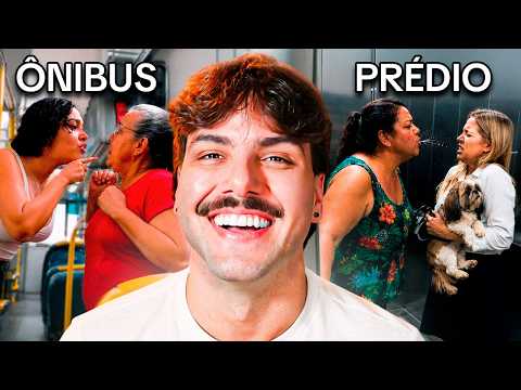 1 HORA do T3ddy: O brasileiro simplesmente NÃO TEM PAZ nem no ônibus nem em casa