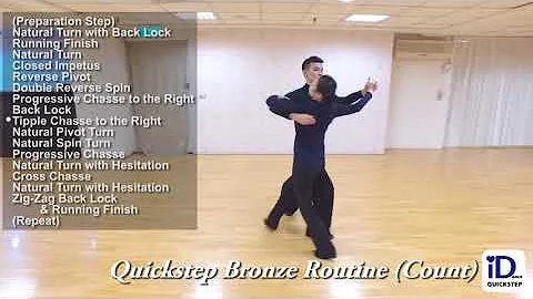 Quickstep Bronze Routine Count