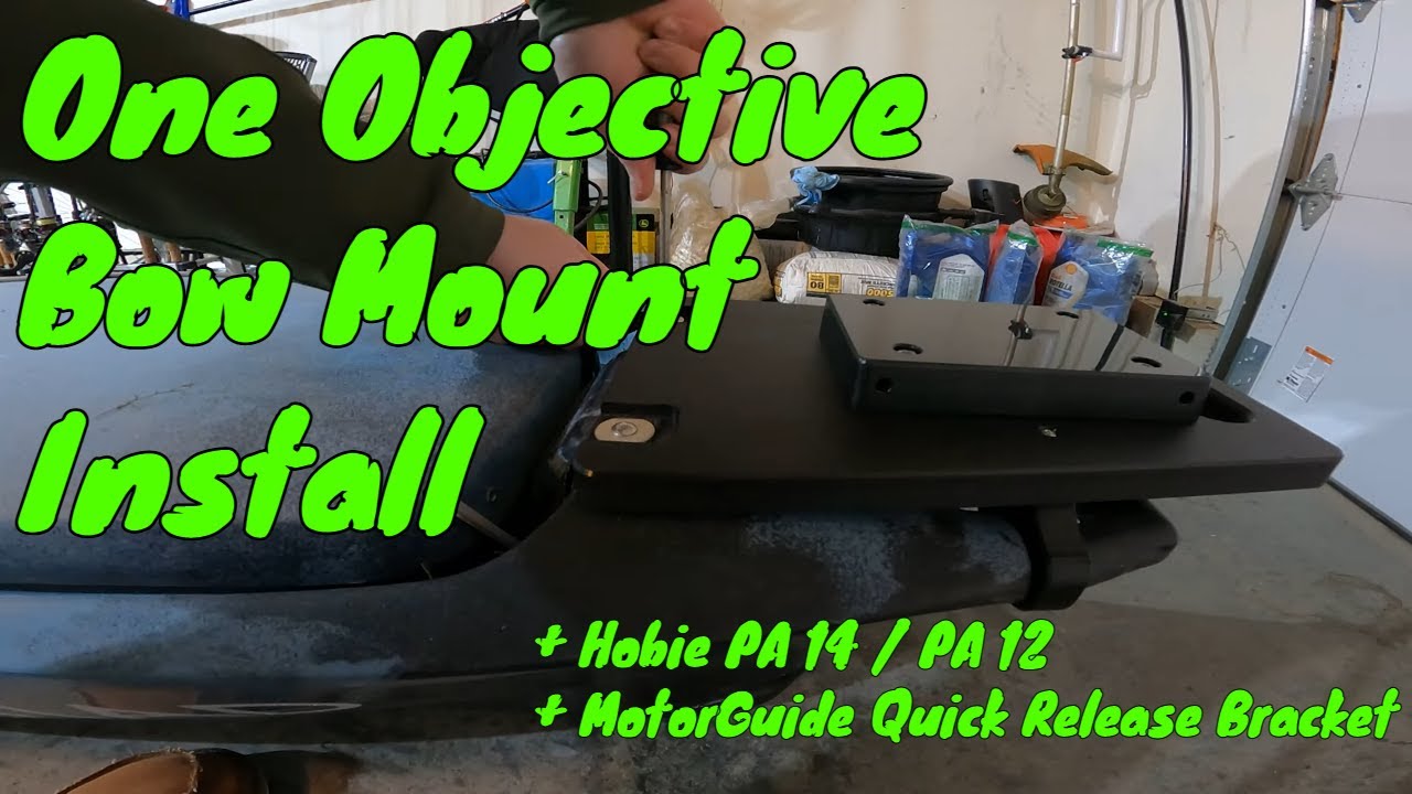 one-objective-bow-mount-install-motorguide-quick-release-bracket