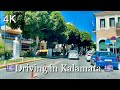 Driving in Kalamata (Καλαμάτα) Greece ASMR HDR 4K