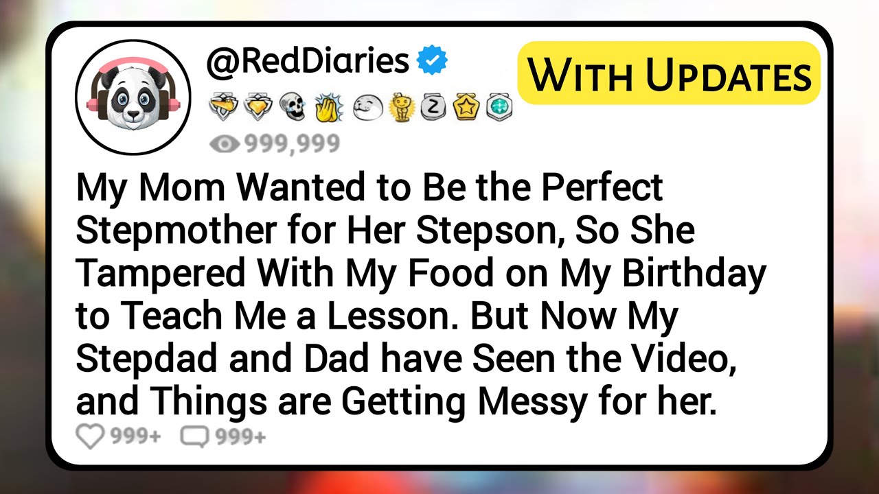My Mom Wanted to Be the Perfect Stepmother for her Stepson, So She Tampered With My Food on My Bi...