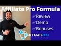 Affiliate Pro Formula Review 🔥DEMO + BONUSES 🔥AFFILIATE PRO REVIEW🔥🔥