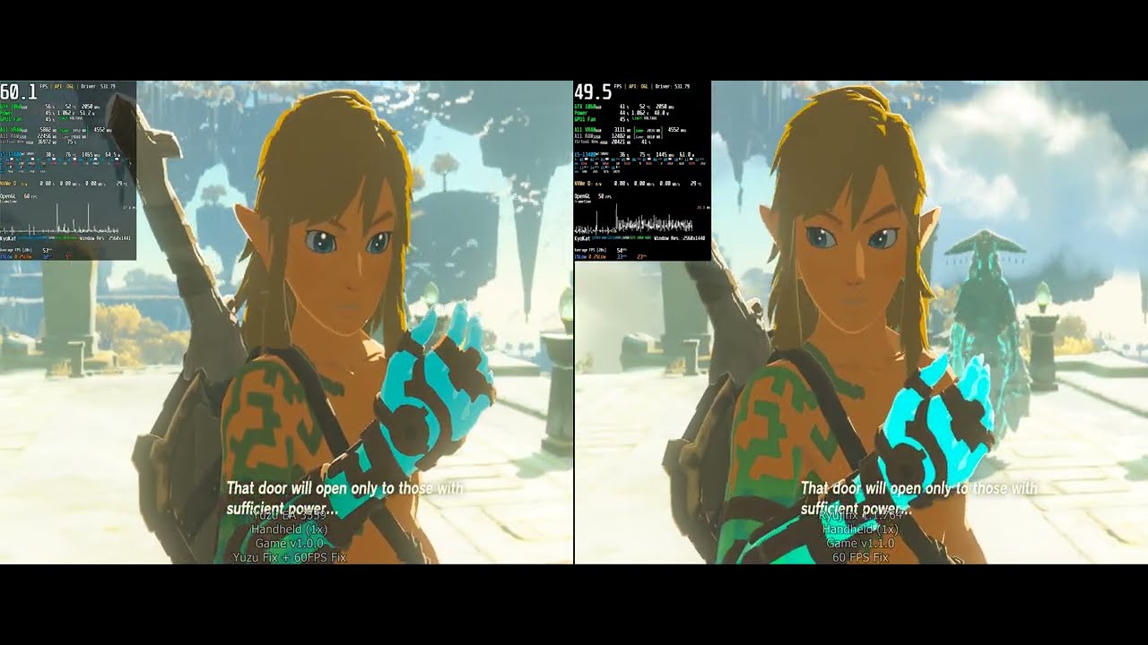 Yuzu vs. Ryujinx Emulator Comparison Zelda: Tears of the Kingdom