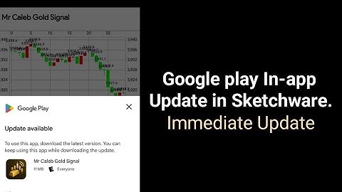 Immediate Update Google play in-app update part 2 : Tutorial and project 