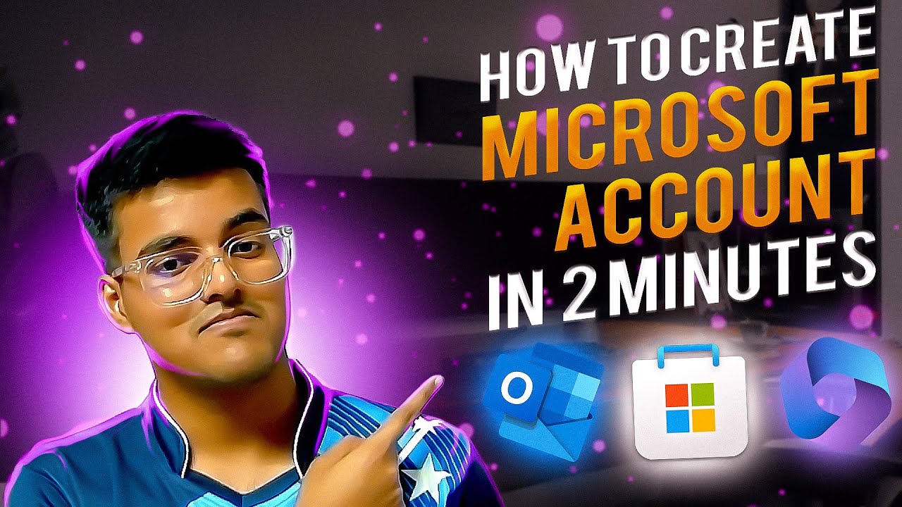 How To Create Microsoft Account 🤩🤩 Computer Basics 7 YouTube