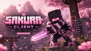 Sakura Client (1.8.9 - 1.21.11 ) - The Best Minecraft Hacked Client For Java in 2026