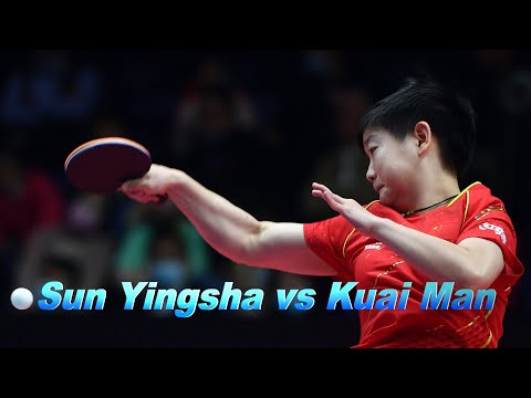 쑨잉샤 vs 콰이만 Sun Yingsha vs Kuai <strong>Man</strong> 孙颖莎 vs 蒯曼 | 2021 <strong>Grand</strong> Smashes Trials Chinese Olympic Simulation